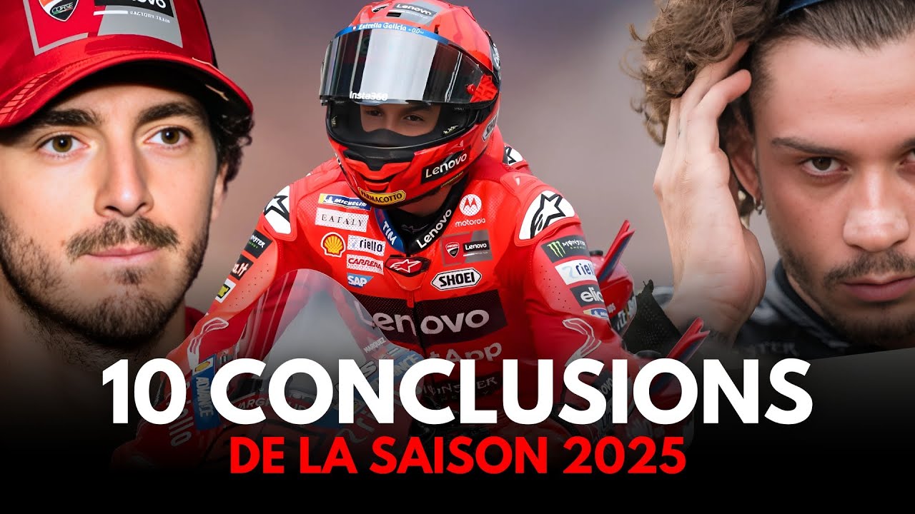 Marquez au sommet 🏆 Bagnaia au pied du mur 😬 10 conclusions MotoGP 2025 🔥