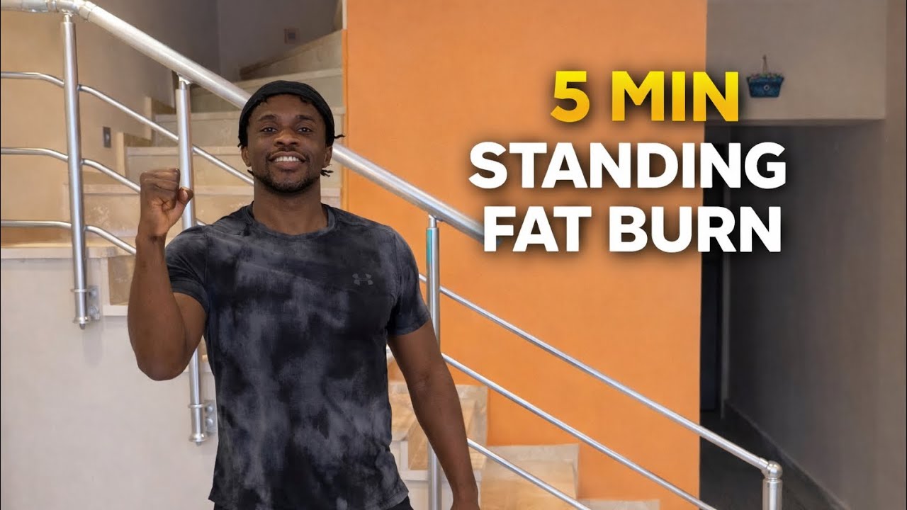 5-Minute Standing Workout for Beginners | No Floor, No Equipment