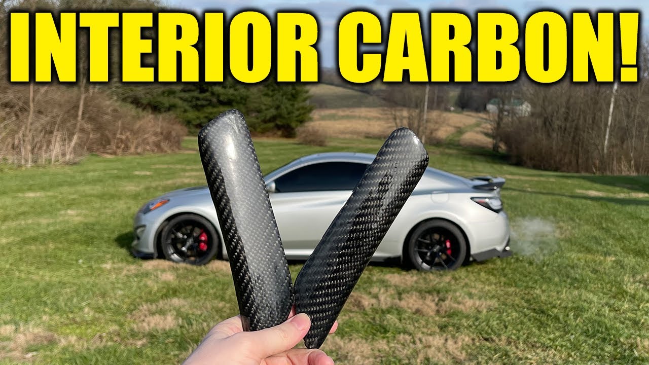 Genesis Coupe Carbon Fiber Interior Door Handle Install!
