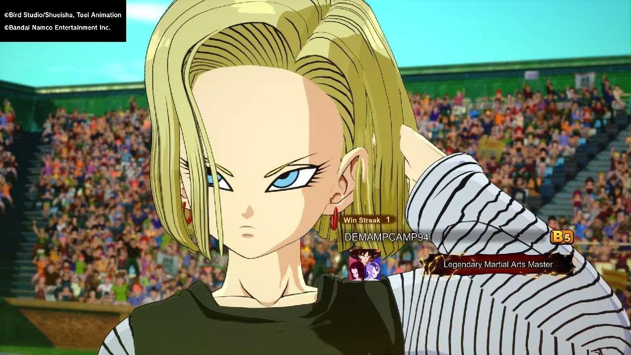 DRAGON BALL SPARKING ZERO Android 18 vs SS Trunks Online Ranking