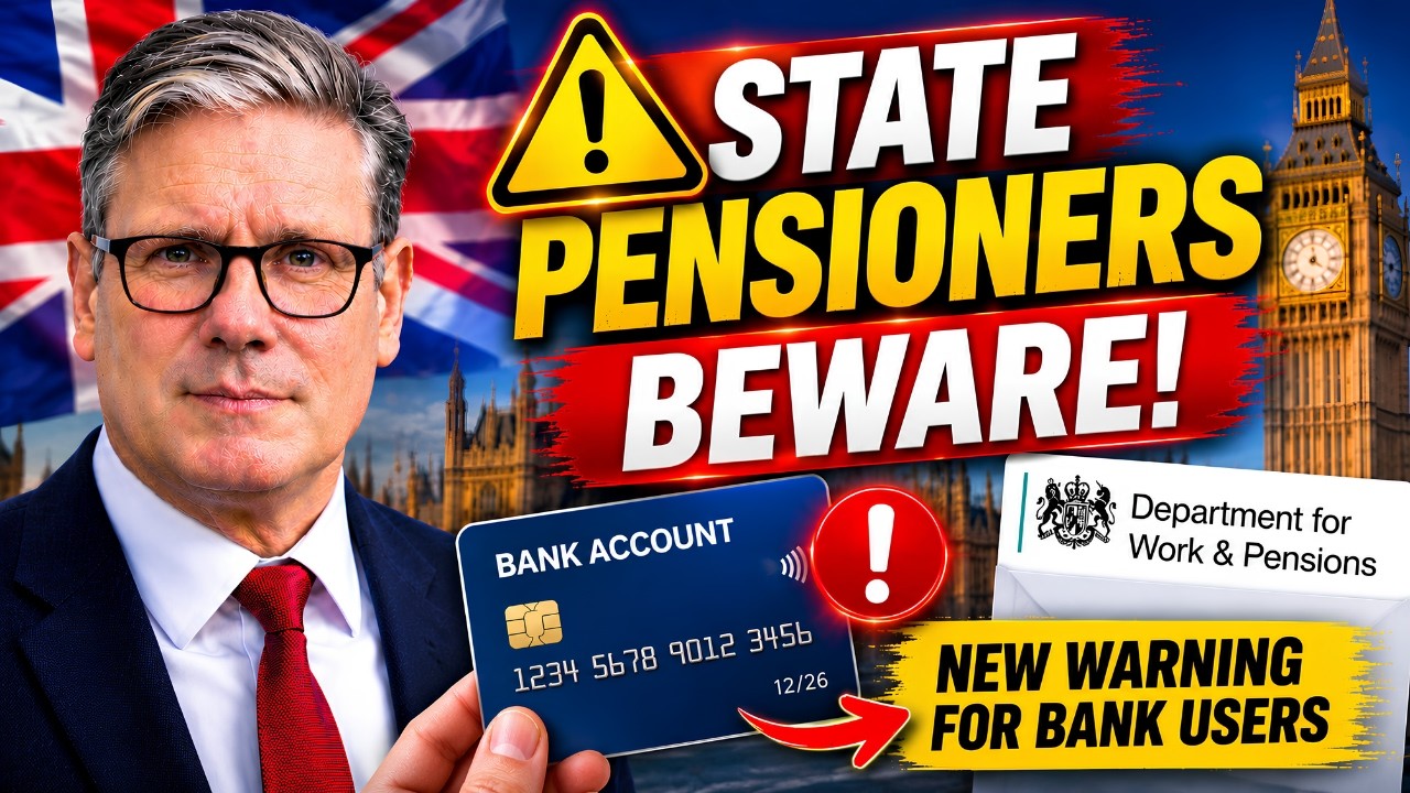 ⚠️State Pensioners Beware: New Warning Issued for Anyone Using a Bank Account