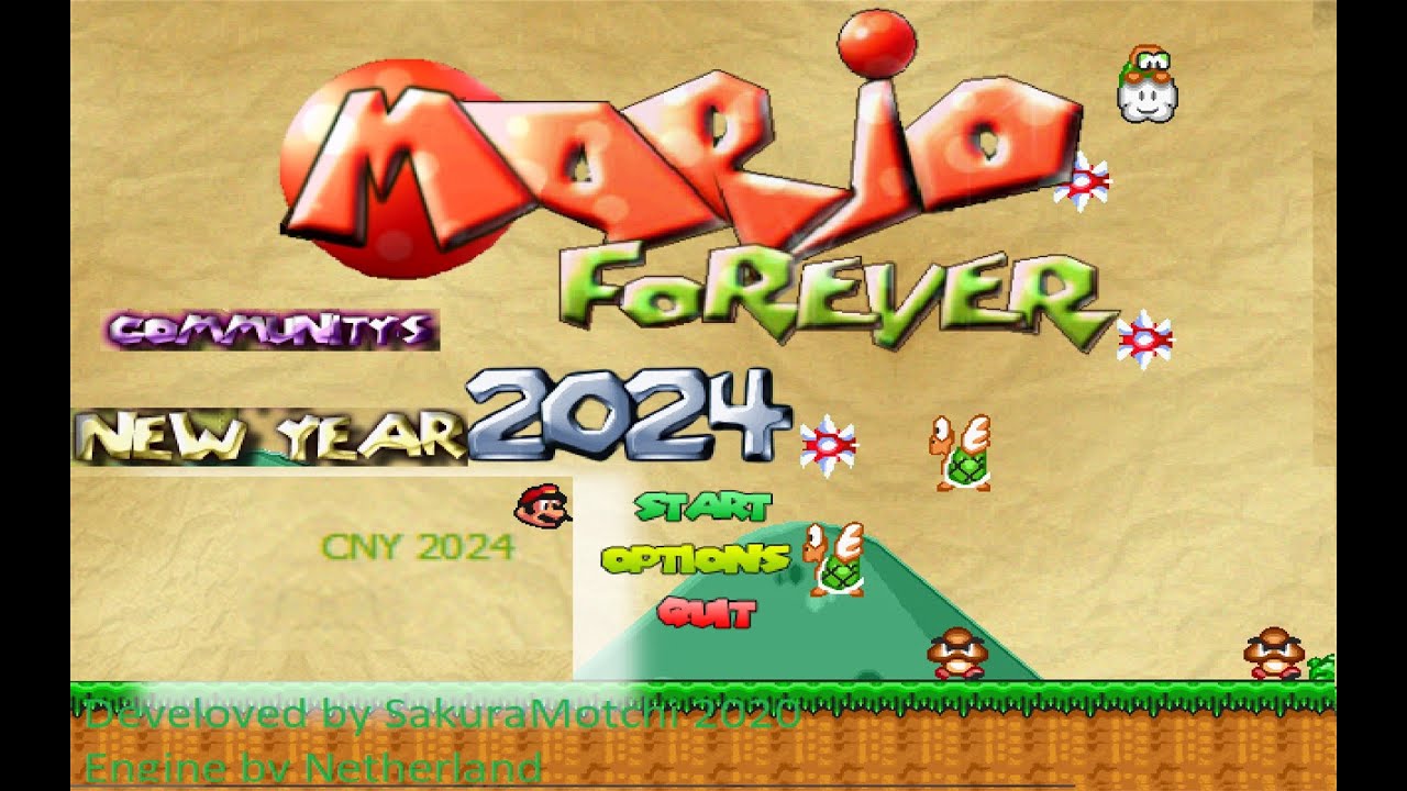Mario Forever Community New Year 2024 Completed Video [1600 Subscribers Special]