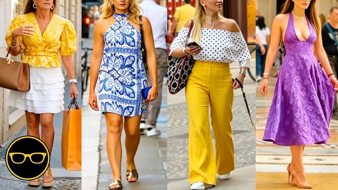 ITALIAN Beauty HOT Summer DRESS Street Fashion Milan Street Style 2026 The Art of Effortless