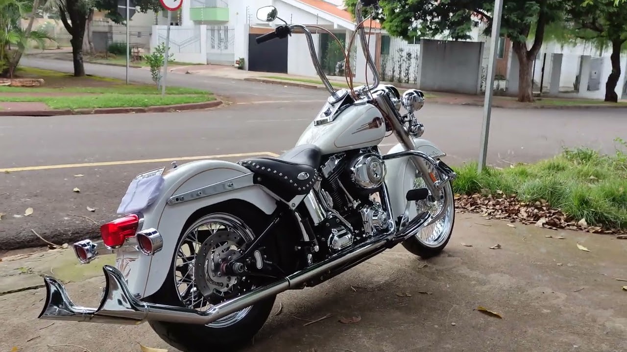 quanto custa Harley Davidson heritage softail 2008 1600cc customizada chicana