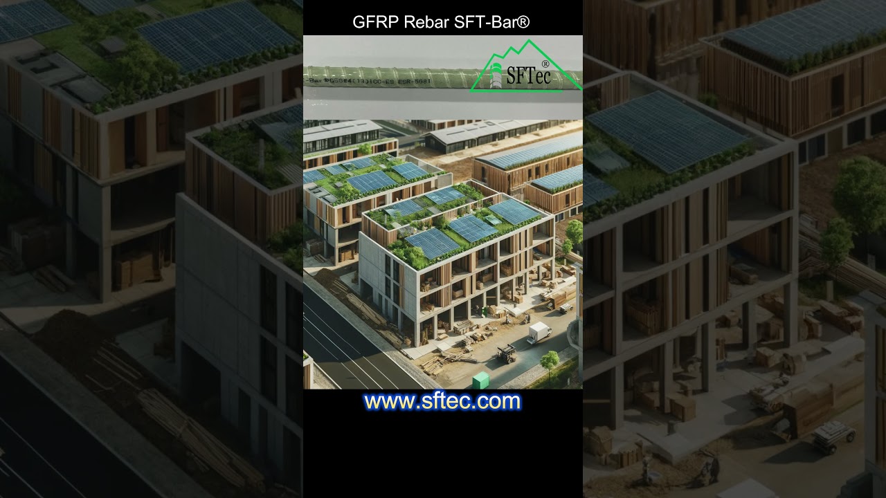 FRP Rebar SFT-Bar&reg; helps reduce the overall carbon footprint of construction projects.