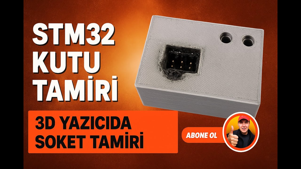 STM32 için Yaptığım 3D Baskı Kutunun Tamiri (FreeCAD + Onarım)