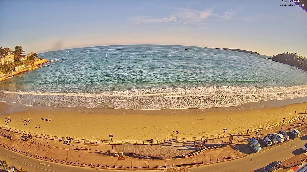 Webcam Perros-Guirec - Plage de Trestraou