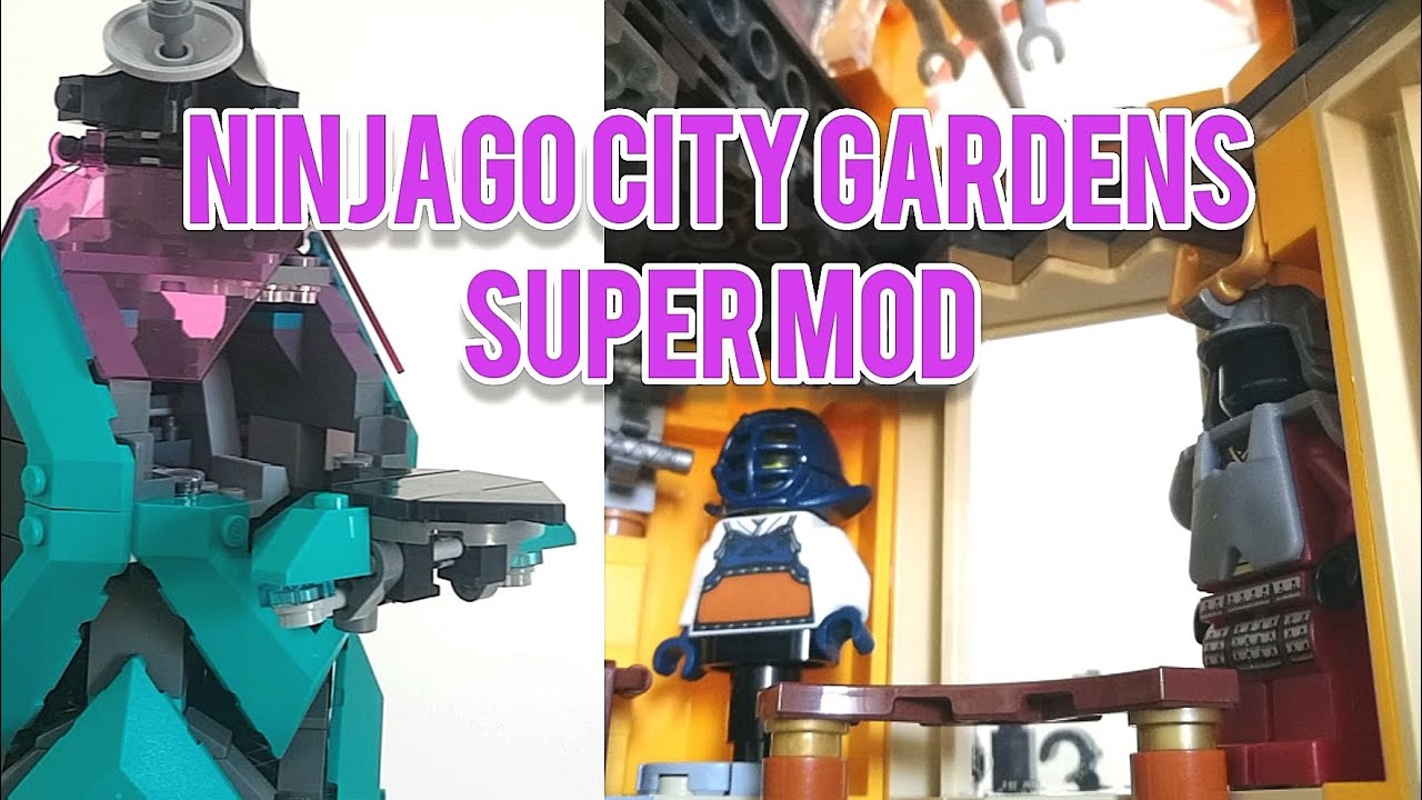 Ninjago City Gardens 71741 huge MOD / MOC (museum and tower access)