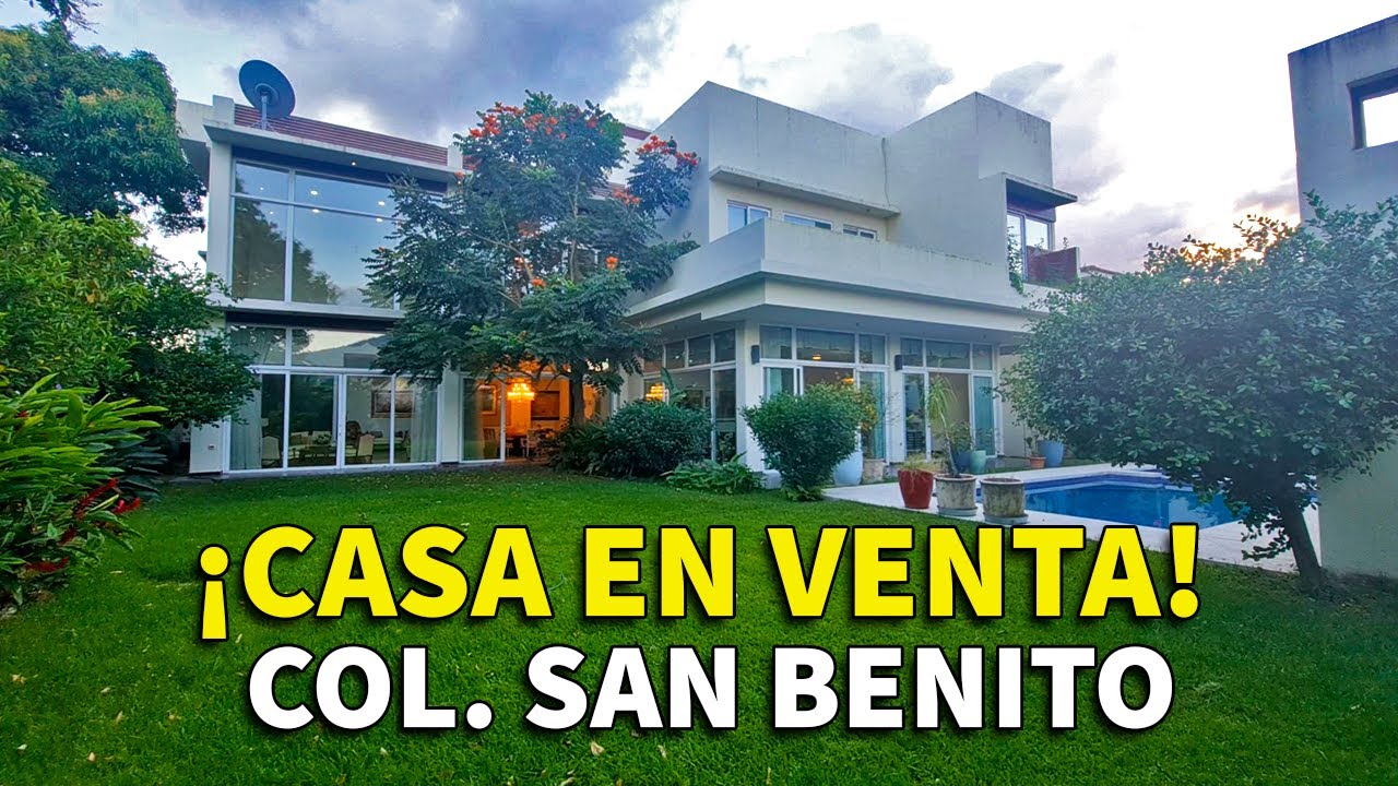 NO DISPONIBLE -YA VISTE ESTA MANSION QUE ESTA A LA VENTA EN SAN BENITO EL SALVADOR? $2.MILLONES NEG
