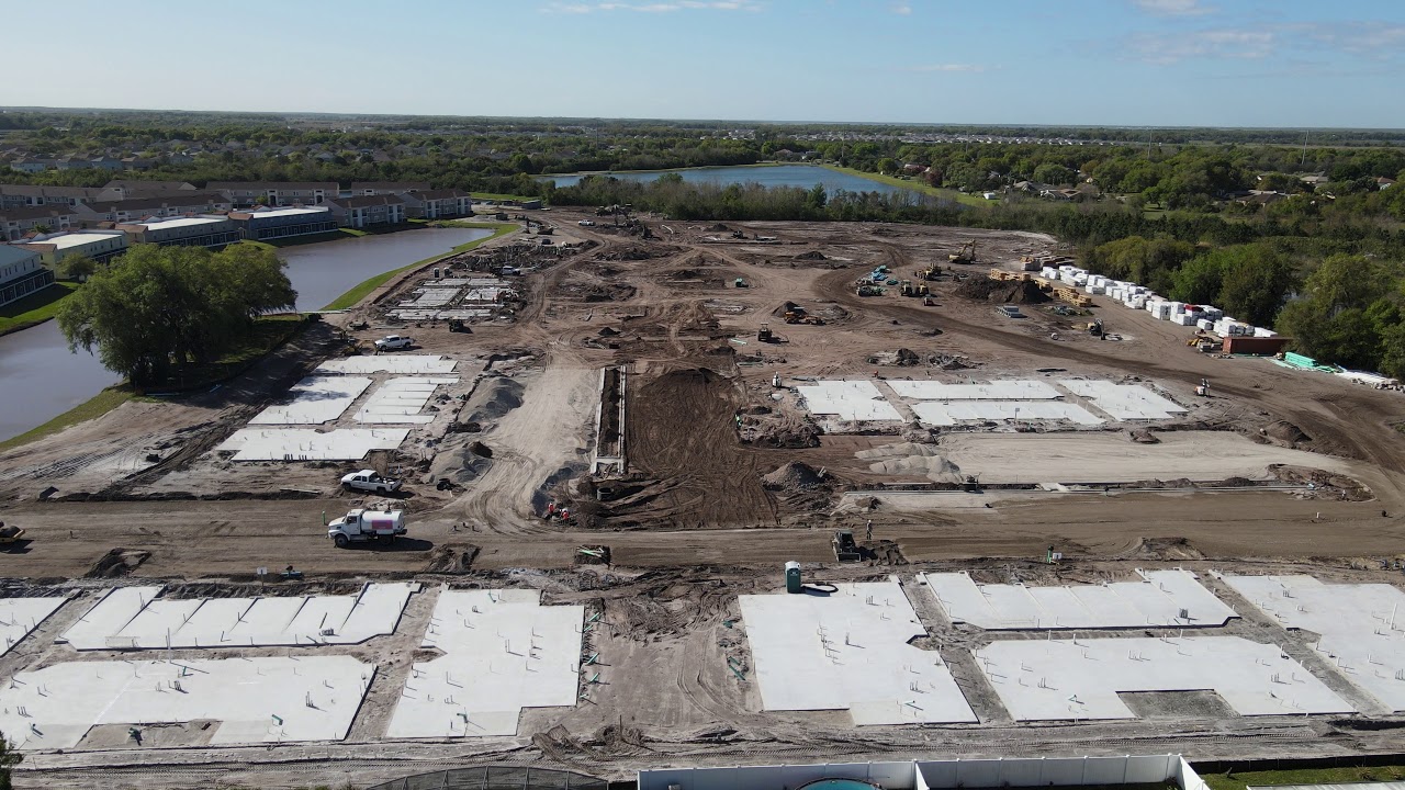 Heritage Key Villas Construction, Kissimmee FL, March 2021