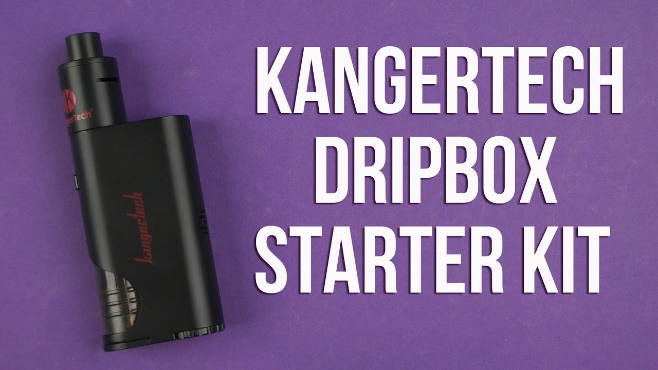 Распаковка Kangertech DripBox Starter Kit Black KRDBSKBK