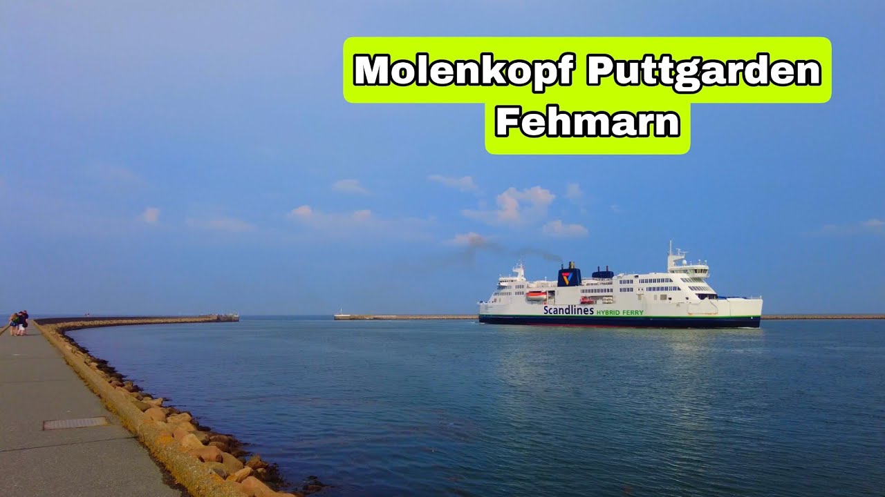 Molenkopf Puttgarden Fehmarn Hafenanlage - 2021 4K