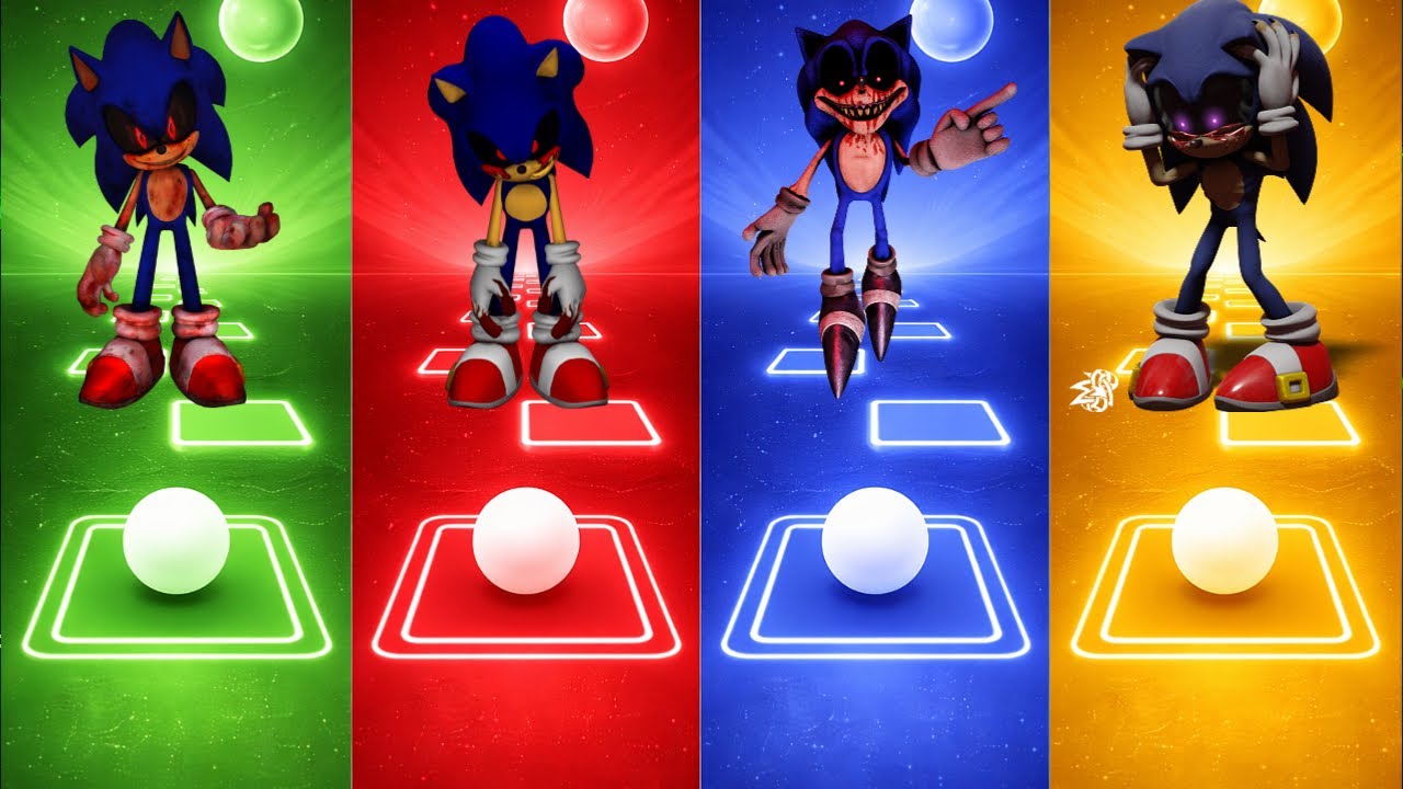 💕Sonic EXE X4💕Tiles hop EDM Rush!!