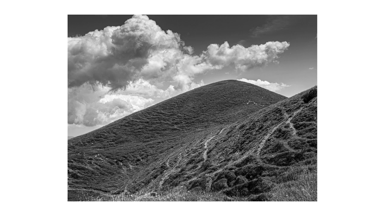 fotografia di montagna in bianco e nero ( Lumix G9 )
