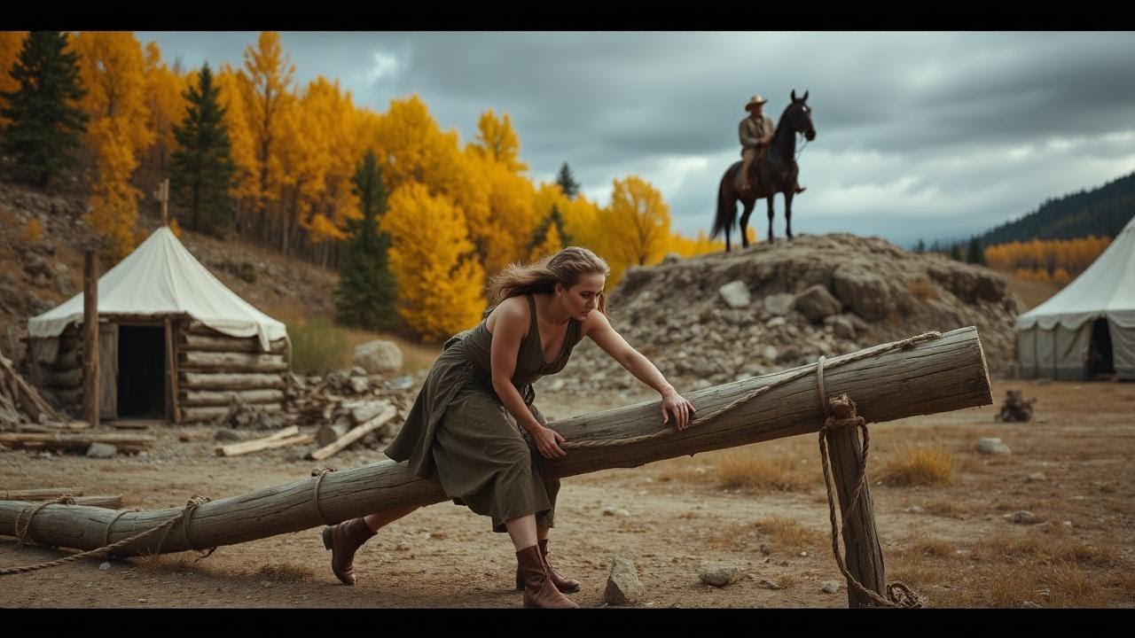 "She Built a Cabin Alone—Until a Cowboy Chose Her Scars Over Beauty"