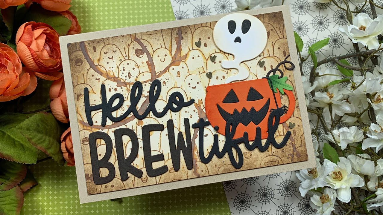 Hello BREWtiful with Trinity Stamps | AmyR Halloween 2021 Series #10