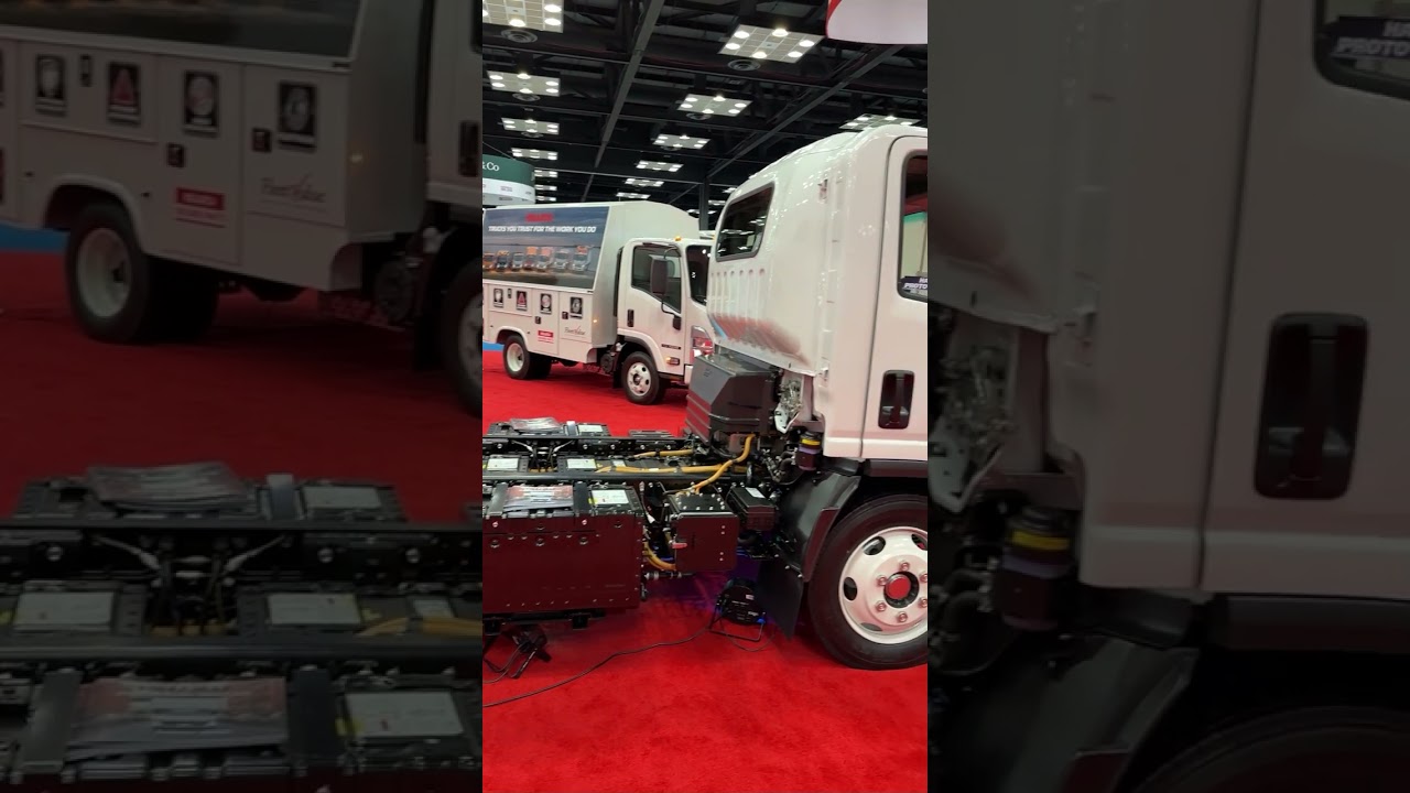 2025 Isuzu NRR EV Electric Truck #shorts