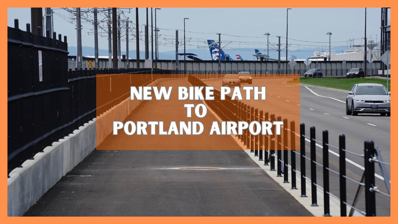 New Bike Path to Portland Airport