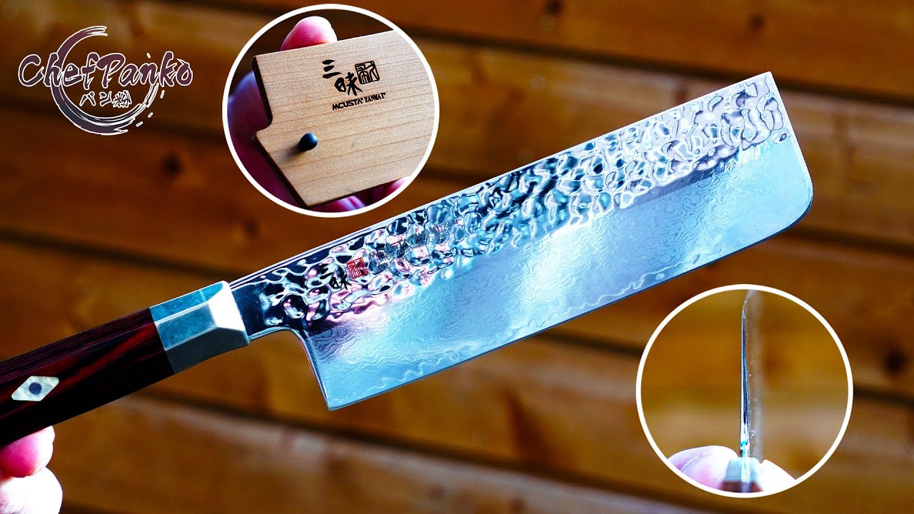 Обзор Mcusta Zanmai Nakiri VG10 - Supreme Hammered - 165 мм
