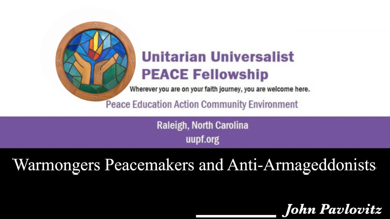 John Pavlovitz Warmongers Peacemakers and Anti_Armageddonists