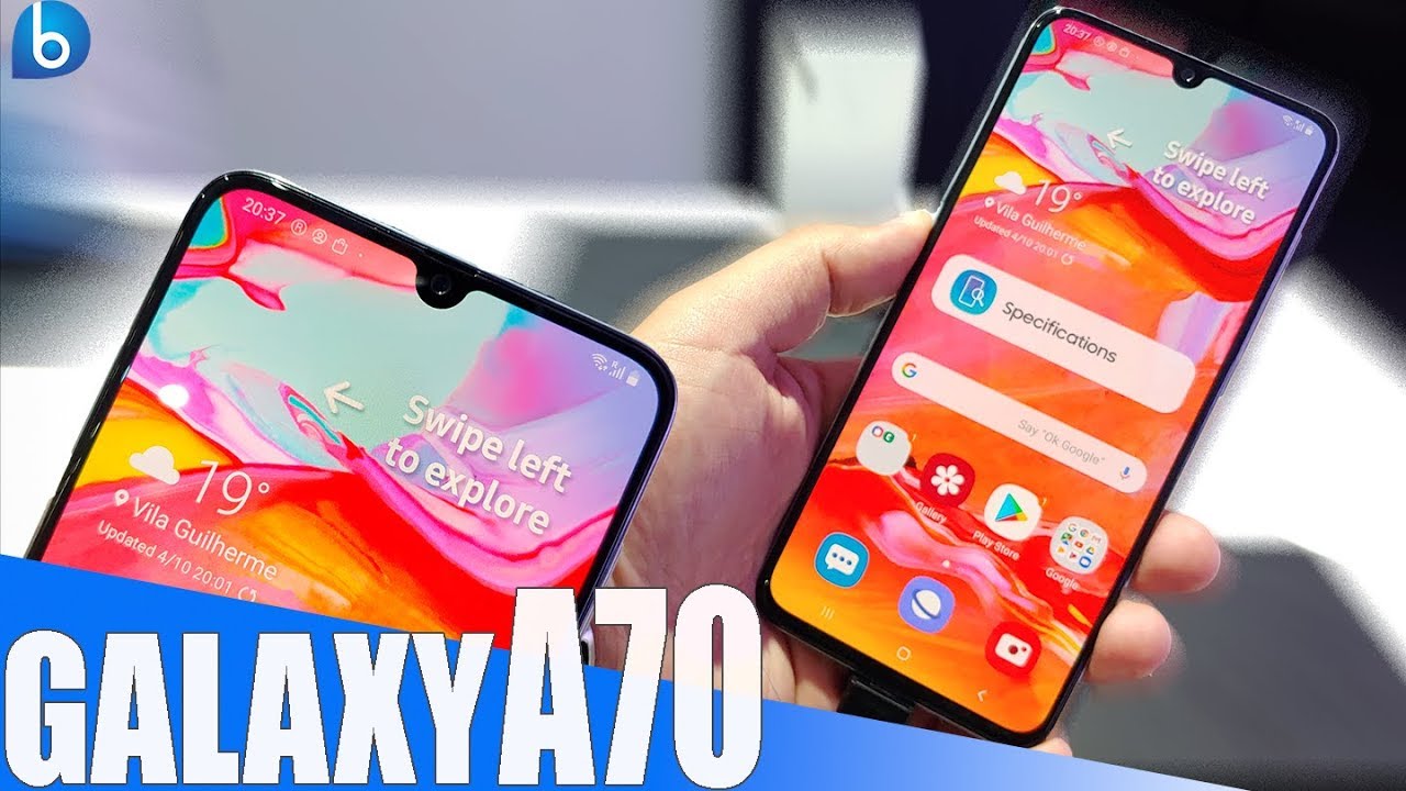 NOVO SAMSUNG GALAXY A70 | HANDS ON
