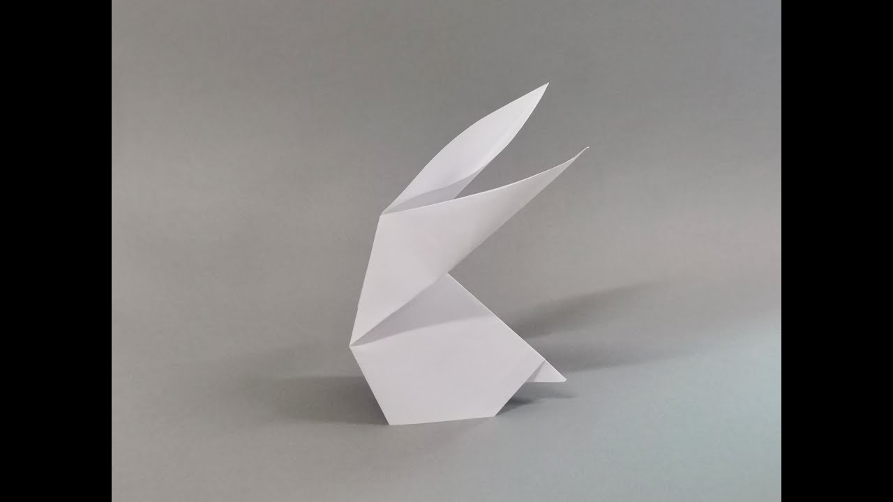 Tutorial coniglio origami