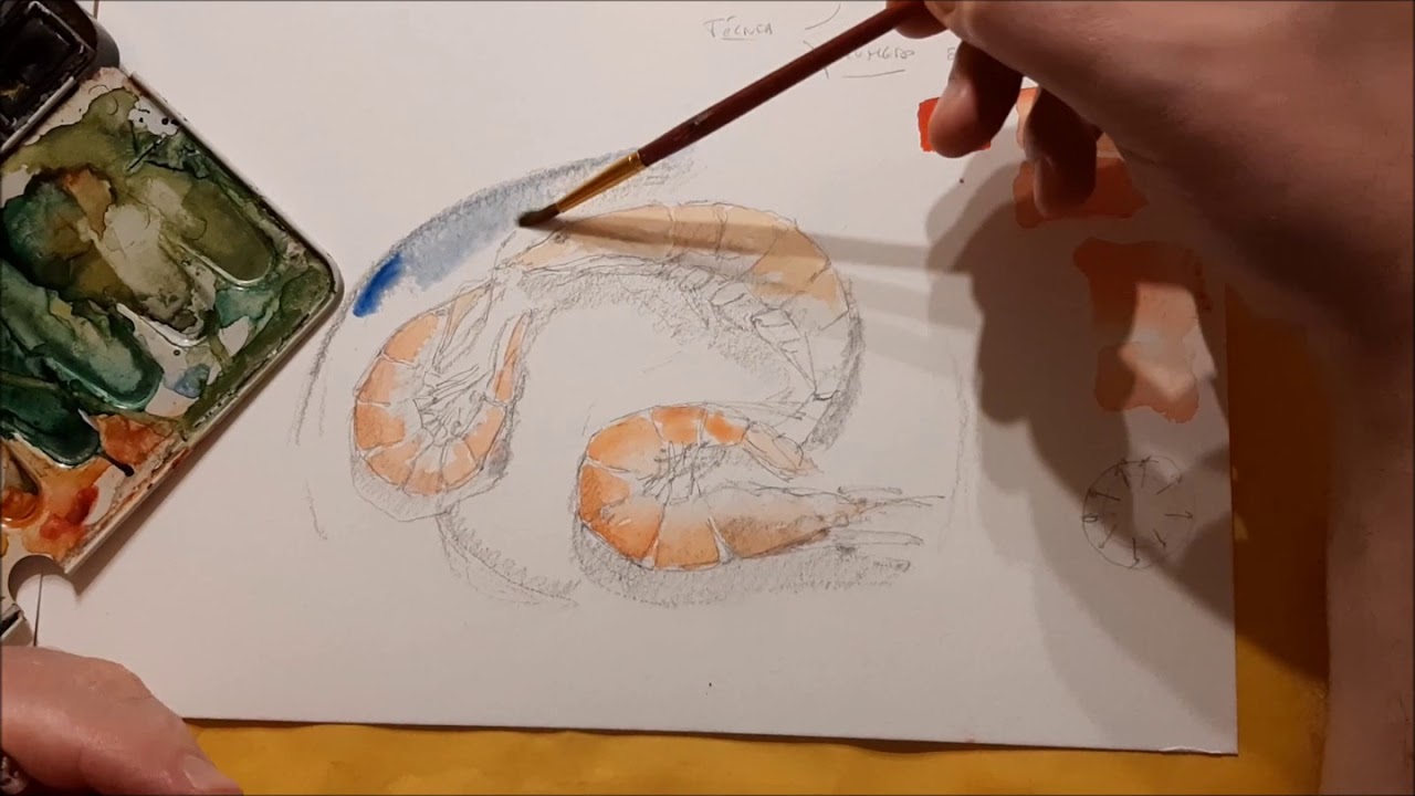 Acuarela con modelo al natural. Espacio Creativo LAU 33
