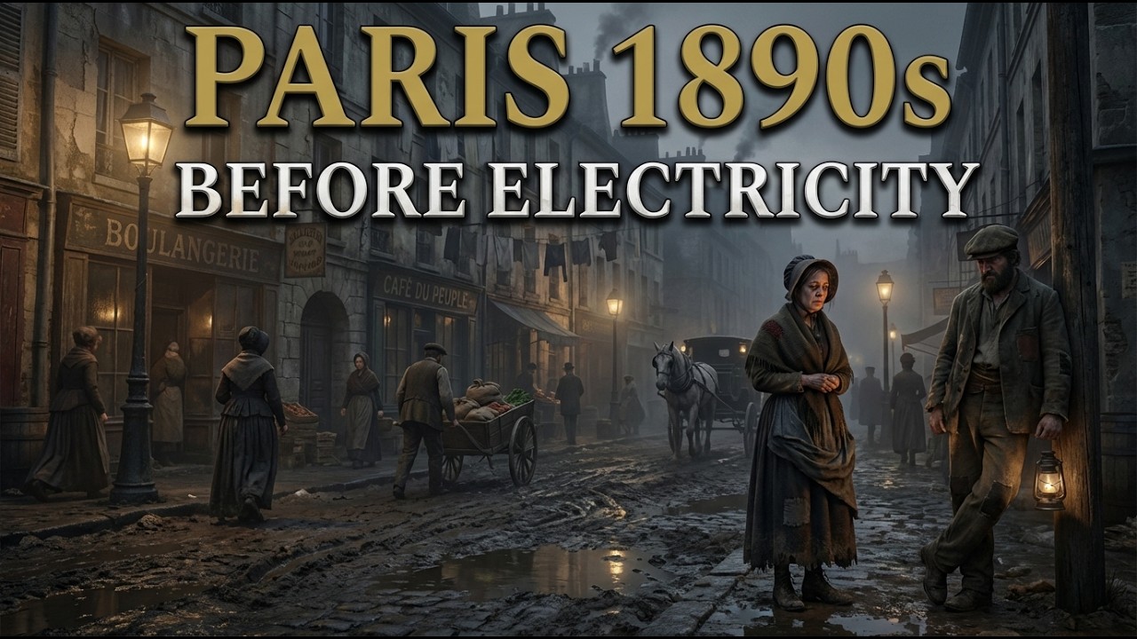 What Life Was Actually Like in 1890s Paris Before Electricity | Bedtime History Relaxing