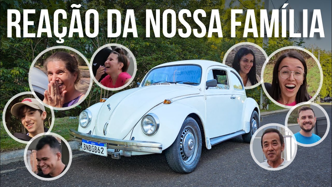 REAÇÃO DA NOSSA FAMÍLIA VENDO NOSSO NOVO CARRO PELA PRIMEIRA VEZ!