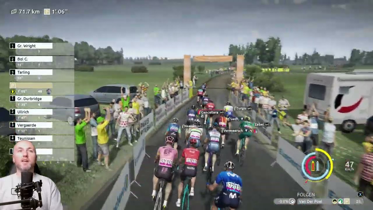 Tour de France 2024 - Mathieu van der Poel vs Tom Boonen bei Paris - Roubaix