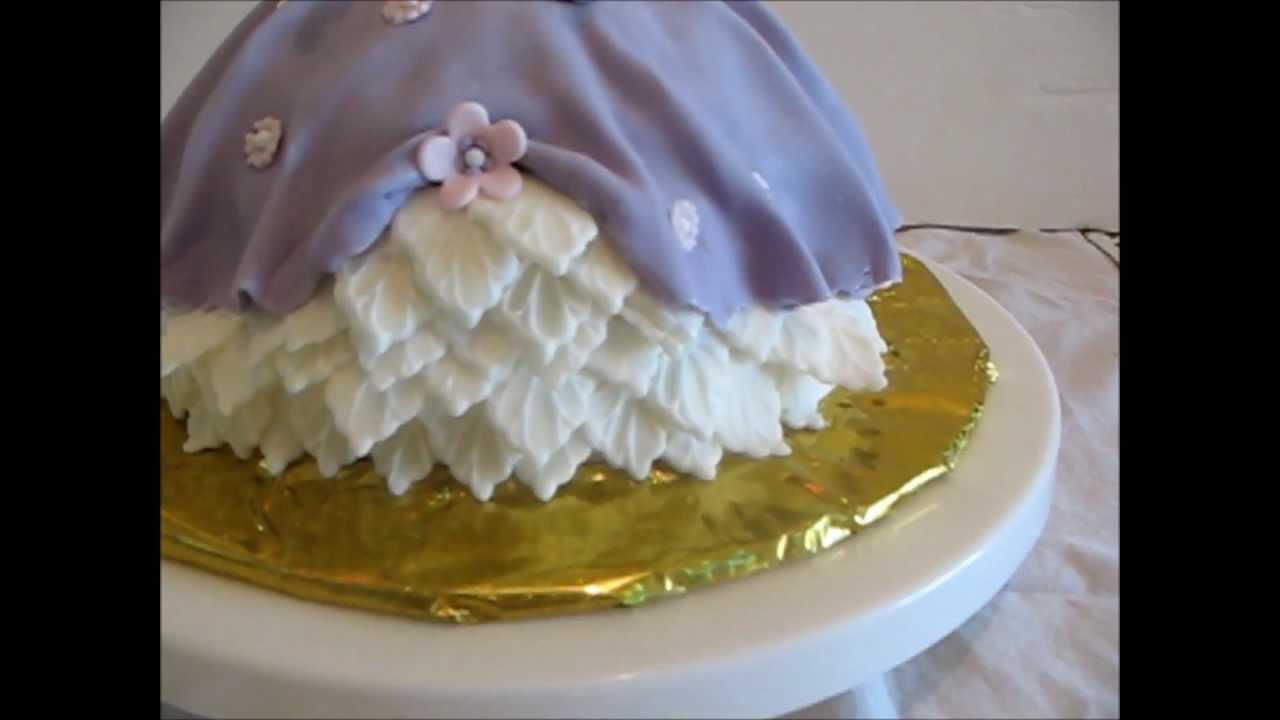 How to make a Princess Doll Cake Decorating