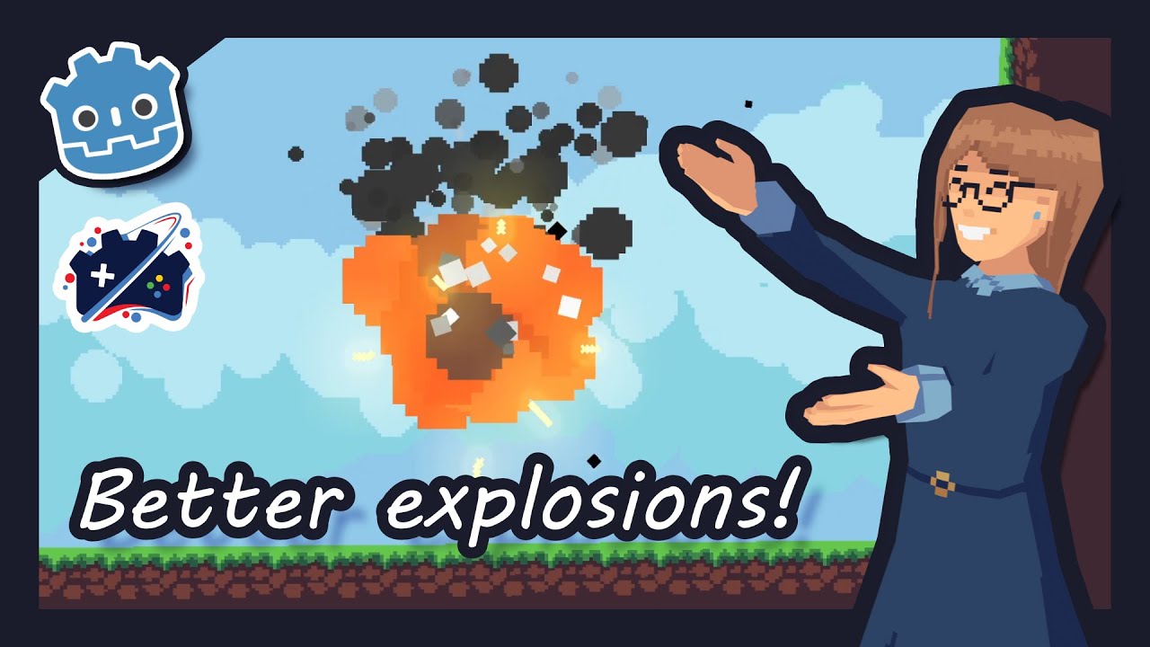 [Livestream] How to make better 2D explosions in Godot!