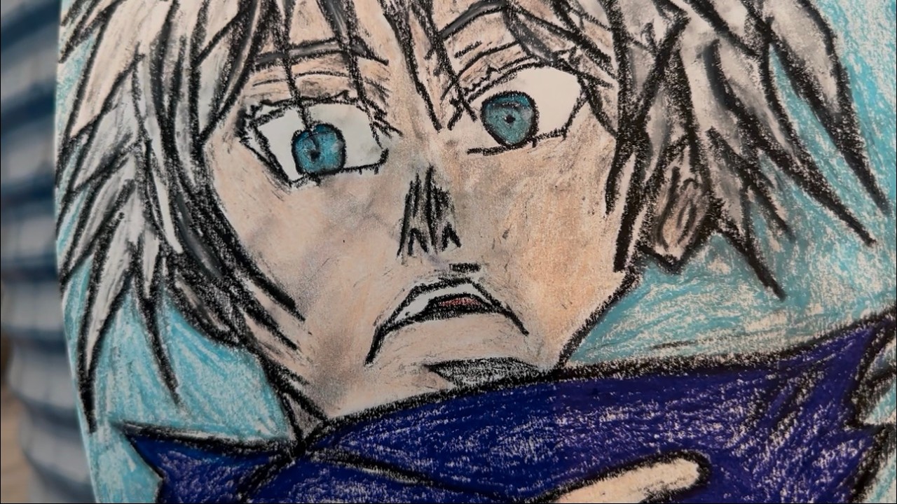 ASMR Drawing GOJO SATORU ❄️