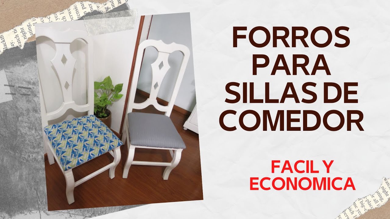 ✅FORROS PARA SILLAS DE COMEDOR/ 💯FACIL Y ECONOMICO/PAOLA QUINTERO #sillas #decoracion #ideas