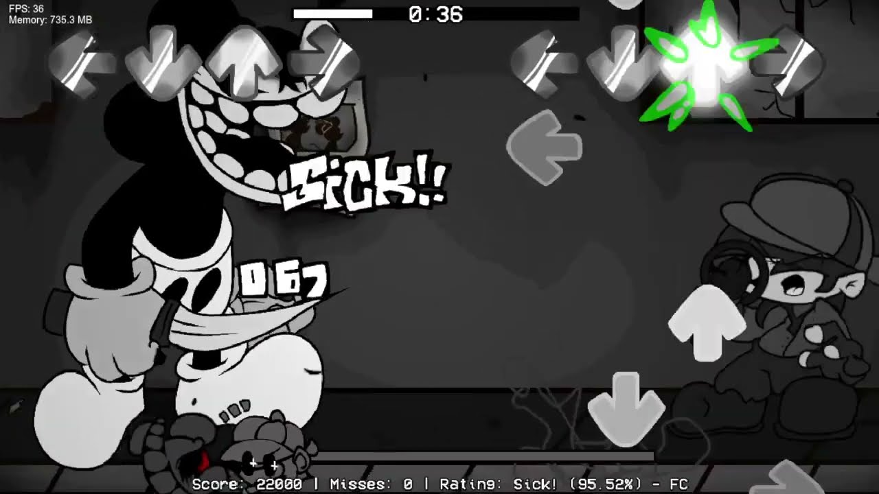 Friday Night Funkin Vs Mickey Mouse - Mouse Suffering Misery V1 Mod.