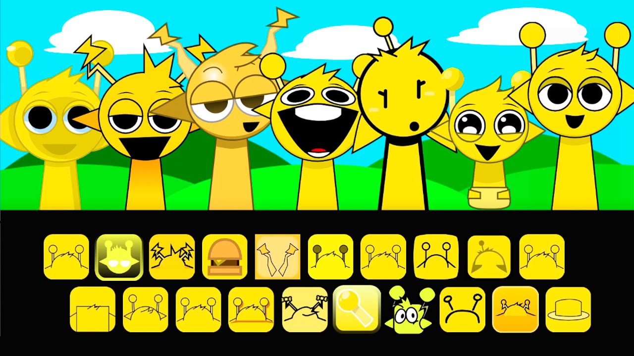 Incredibox Sprunki - Every Simon Singing Together (Retake, Sprunout, Sprunksters But, Pyramixed)