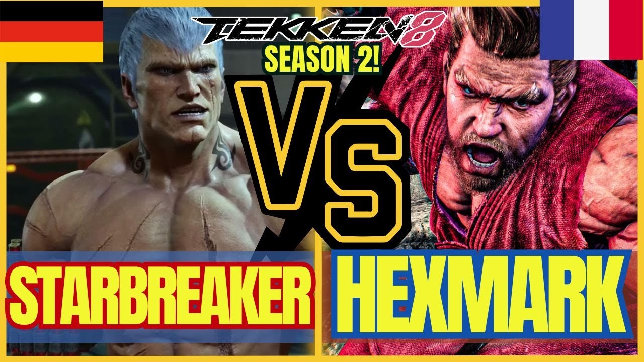 Tekken 8 Season 2 ▰ STARBREAKER (BRYAN) Vs HEXMARK (PAUL) ▰ High Level Gameplay