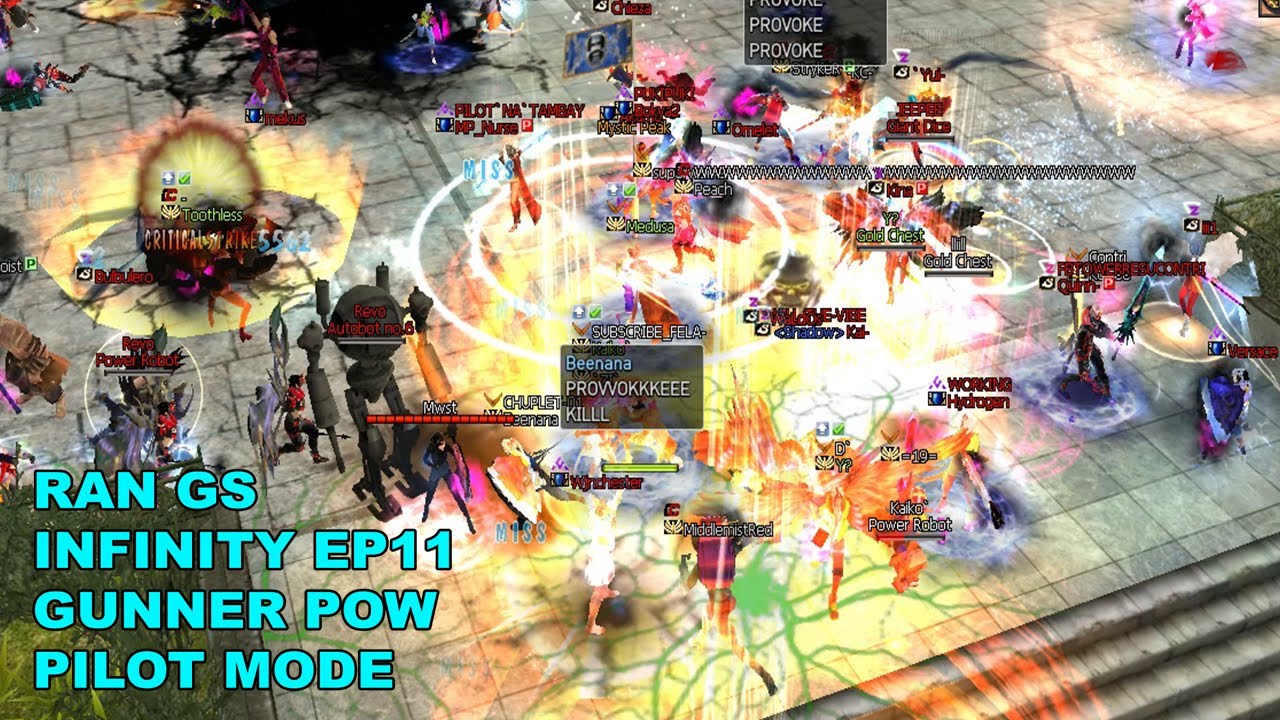 RAN GS INFINITY EP11 - GUNNER POW - PILOT MODE -