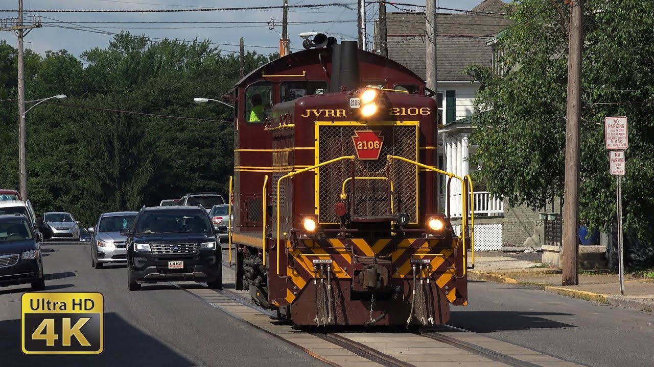Street Running on the Juniata Valley Railroad [4K]