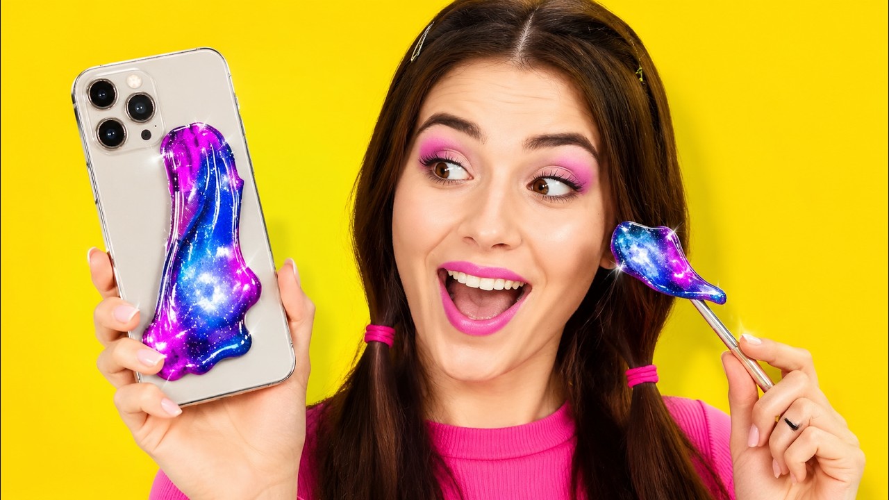 DIY COOL POUR TON TÉLÉPHONE ! CACHETTES TOP || Astuces Pour l'École et Moments Fun par 123 GO! GOLD