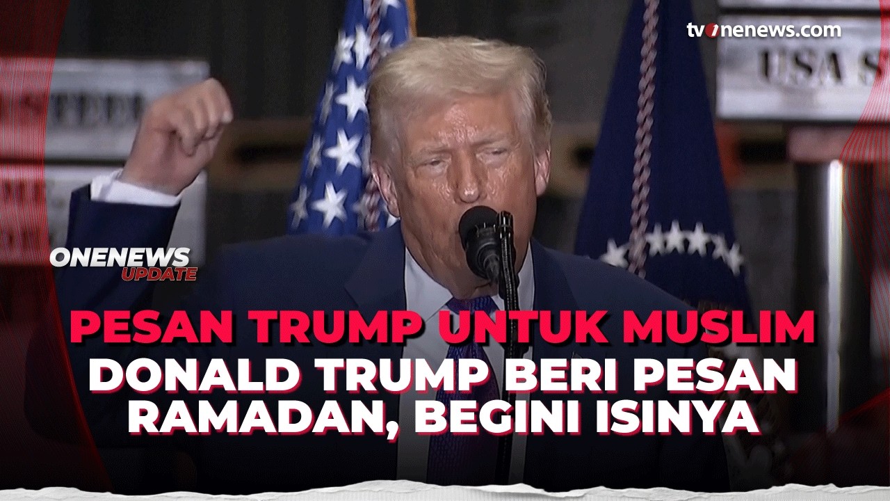 Trump Sampaikan Pesan Khusus Ramadan, begini Isinya | OneNews Update