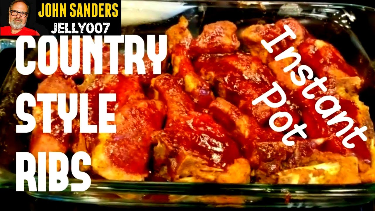 COUNTRY STYLE RIBS IN INSTANT POT electric pressure cooker PLEASE SEE PYREX NOTE BELOW