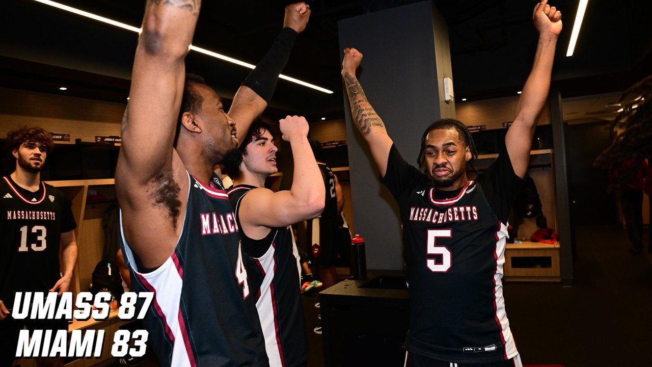MAC MBB: No. 8 UMass Highlights vs. No. 1 Miami | Quarterfinals