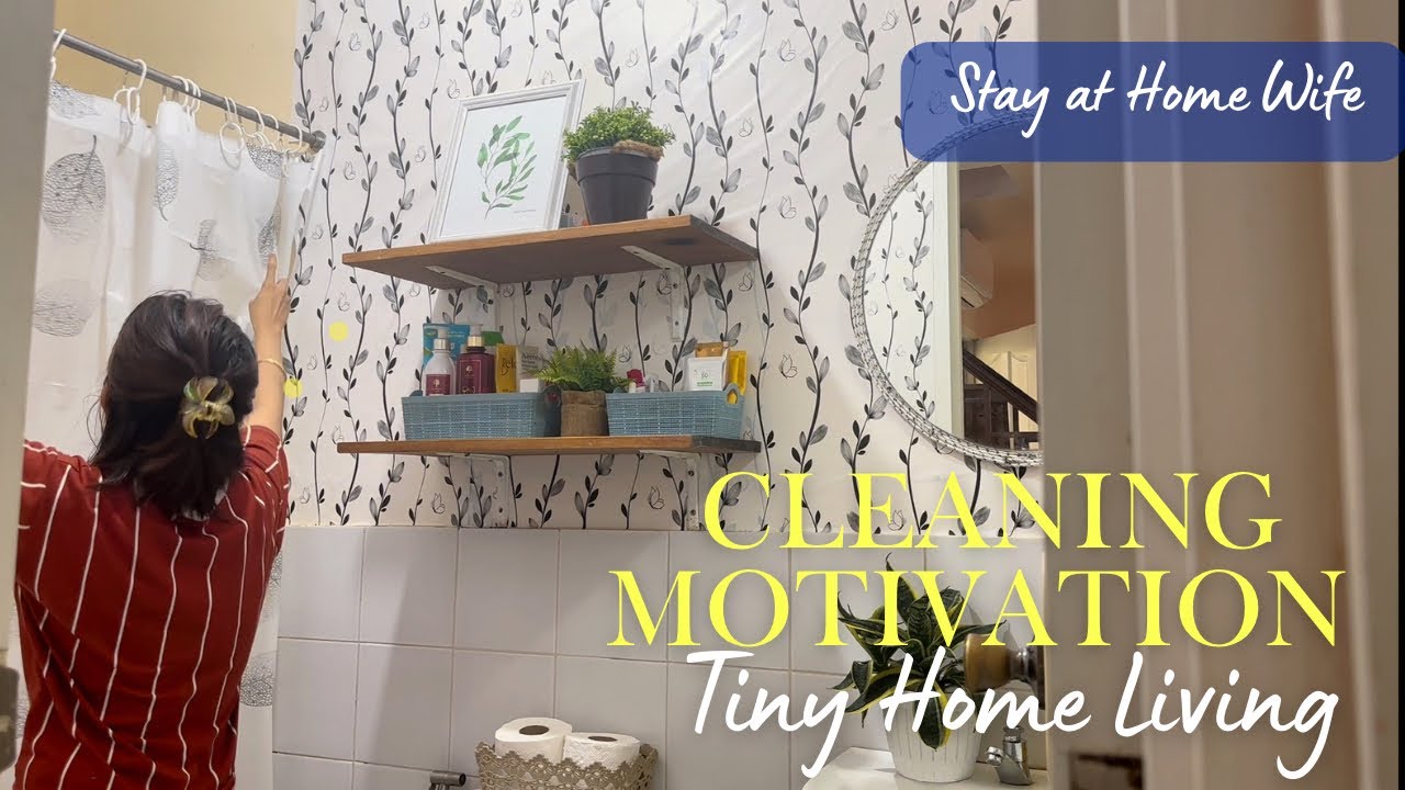 Time Inside My  Tiny Home: Small Bathroom Refresh, Shopping Haul and Home Cooking