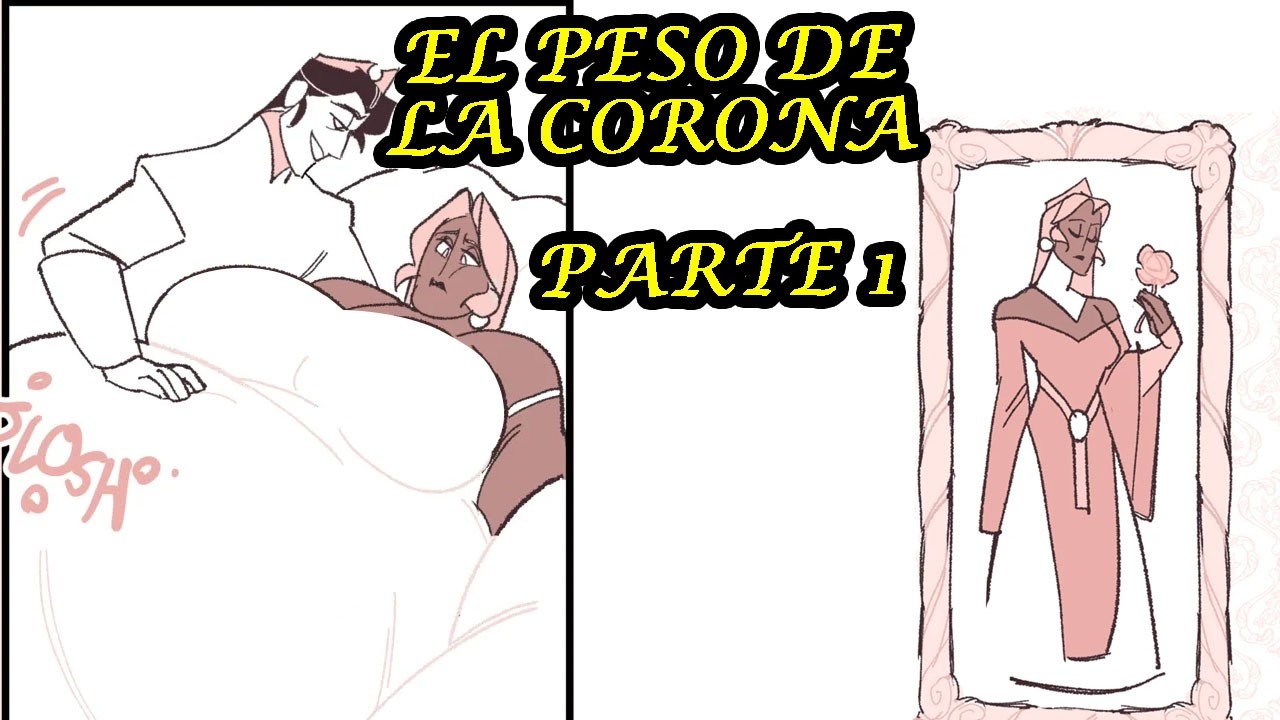 El peso de la corona comic SSBBW parte 1 (Traducciones graciosa Fit to Fat)