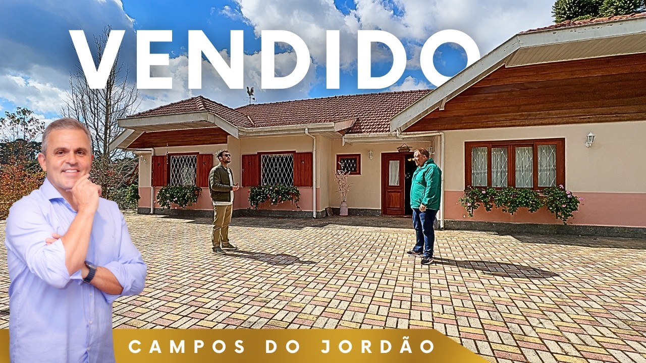 Sua CASA DE CAMPO em condomínio fechado com 5 SUÍTES - Em Campos do Jordão!!!