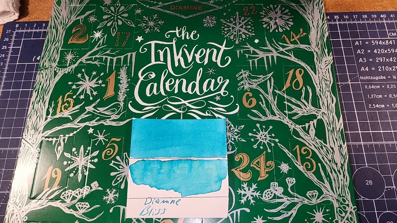 Diamine Inkvent Calendar Day 1 Bliss