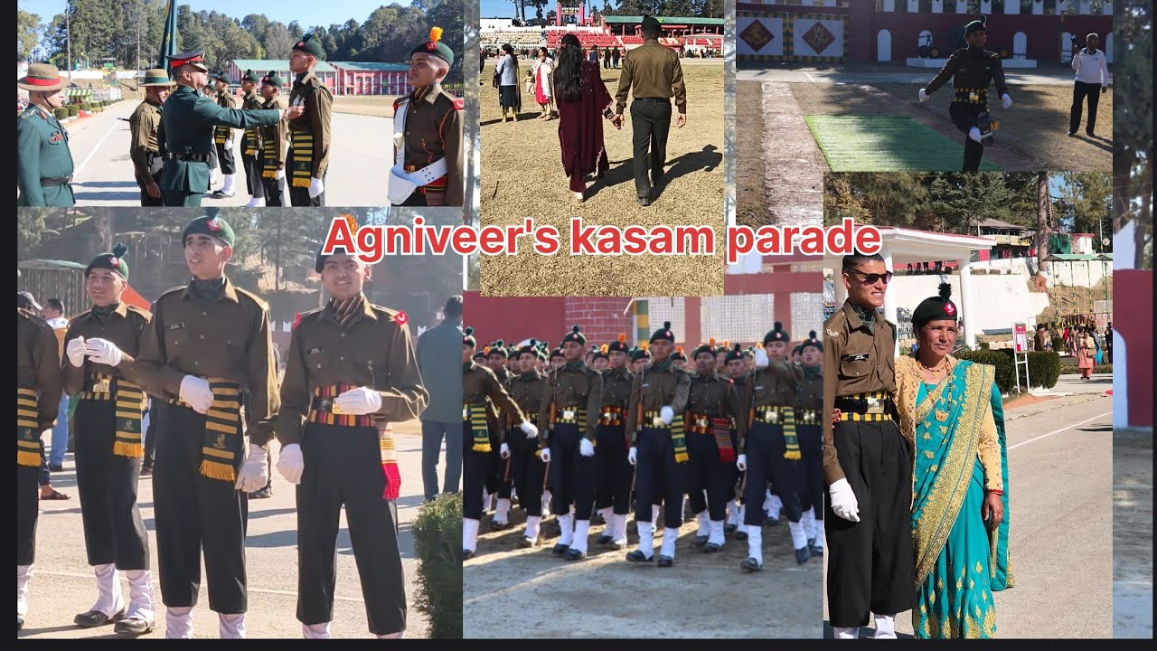 Passing out parade of Agniveer at Somnath Ground in Ranikhet