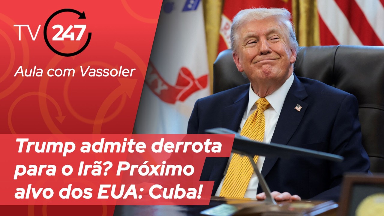 Aula com Vassoler: Trump admite derrota para o Irã? Próximo alvo dos EUA: Cuba!