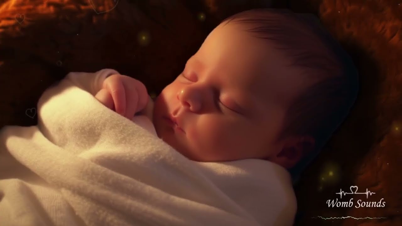 Baby Sleeps Instantly 💤 Womb Sounds & Heartbeat White Noise | Deep Sleep Music for Babies (No Ads)